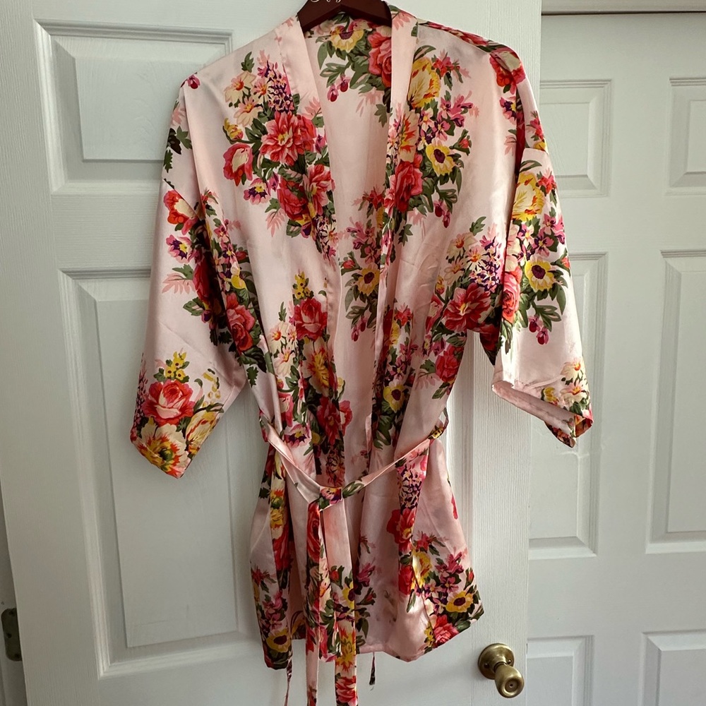 Silk robe
